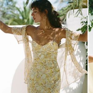 Sabo Skirt floral sheer blouse